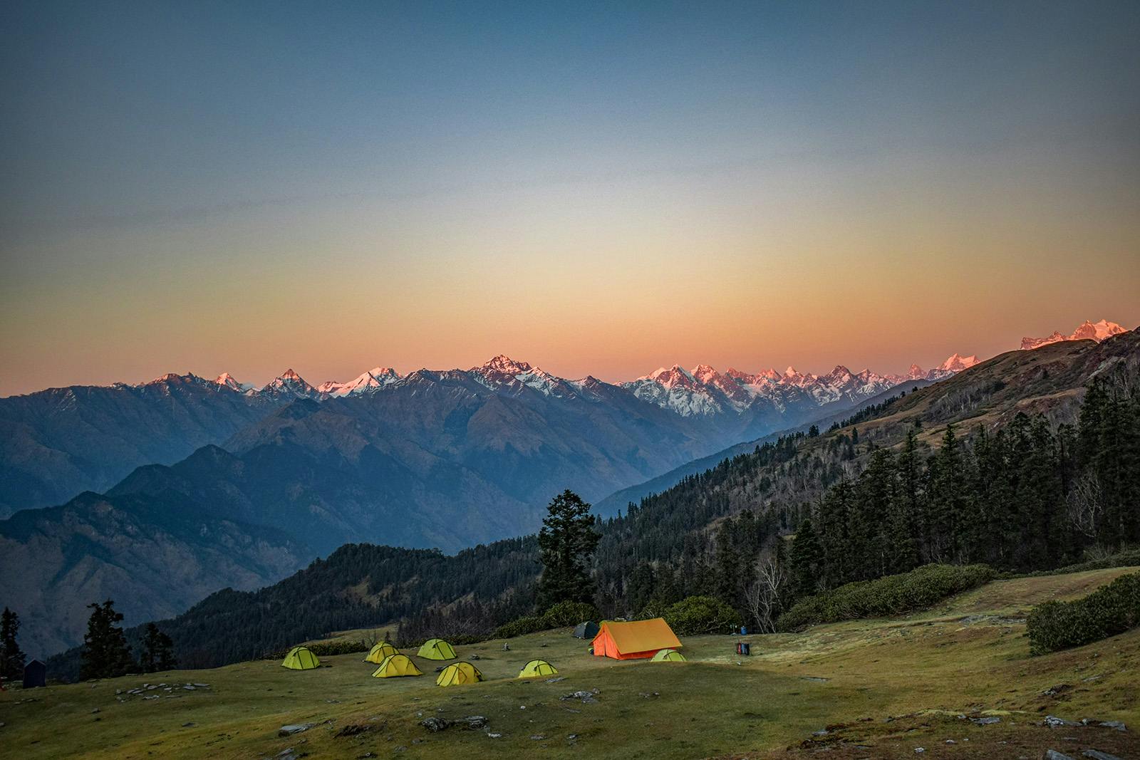 92378 phulara ridge dharun viswanathan alpine glow from bhoj gadi campsite